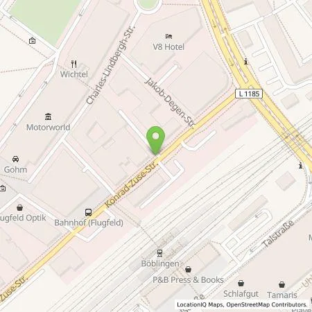 Standortübersicht der Tankstelle EnBW mobility+ AG und Co.KG in 71034 Böblingen