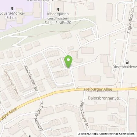 Standortübersicht der Tankstelle EnBW mobility+ AG und Co.KG in 71034 Böblingen