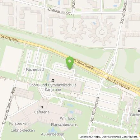 Standortübersicht der Tankstelle EnBW mobility+ AG und Co.KG in 76131 Karlsruhe