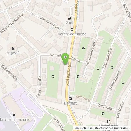 Standortübersicht der Tankstelle EnBW mobility+ AG und Co.KG in 70199 Stuttgart