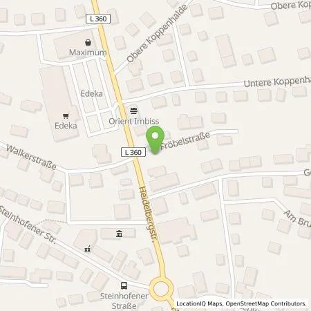 Standortübersicht der Tankstelle EnBW mobility+ AG und Co.KG in 72406 Bisingen