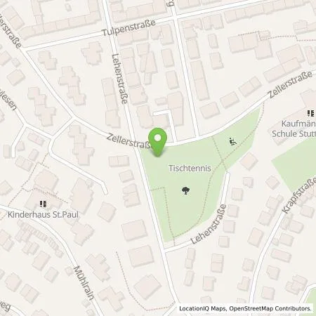 Standortübersicht der Tankstelle EnBW mobility+ AG und Co.KG in 70180 Stuttgart