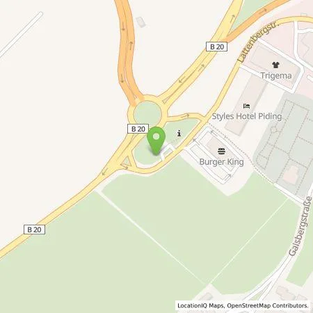 Standortübersicht der Tankstelle EnBW mobility+ AG und Co.KG in 83451 Piding