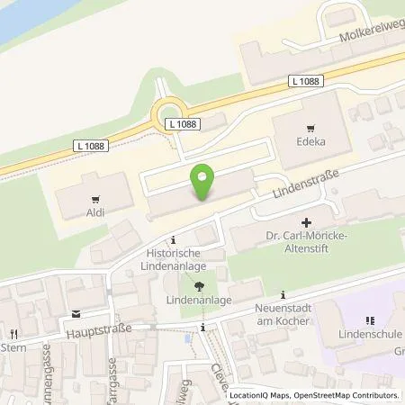 Standortübersicht der Tankstelle EnBW mobility+ AG und Co.KG in 74196 Neuenstadt am Kocher