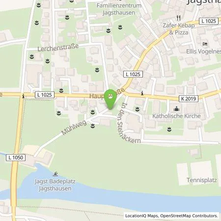 Standortübersicht der Tankstelle EnBW mobility+ AG und Co.KG in 74249 Jagsthausen