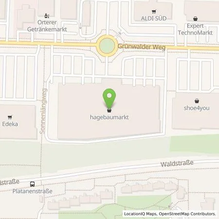 Standortübersicht der Tankstelle EnBW mobility+ AG und Co.KG in 82008 Unterhaching