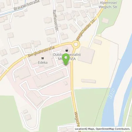 Standortübersicht der Tankstelle EnBW mobility+ AG und Co.KG in 88353 Lenggries