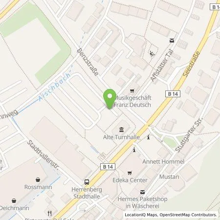 Standortübersicht der Tankstelle EnBW mobility+ AG und Co.KG in 71083 Herrenberg