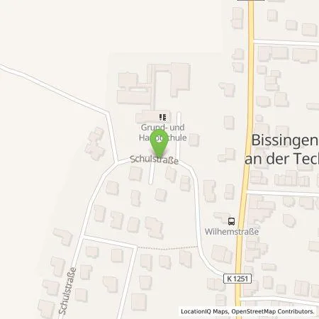 Standortübersicht der Tankstelle EnBW mobility+ AG und Co.KG in 73266 Bissingen an der Teck