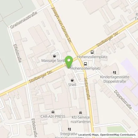 Standortübersicht der Tankstelle EnBW mobility+ AG und Co.KG in 52068 Aachen