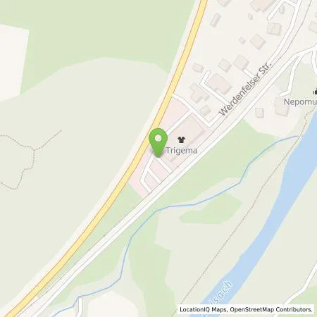 Standortübersicht der Tankstelle EnBW mobility+ AG und Co.KG in 82496 Oberau