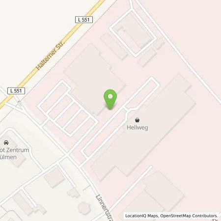 Standortübersicht der Tankstelle EnBW mobility+ AG und Co.KG in 48249 Dülmen