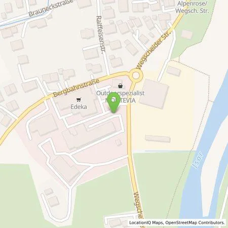 Standortübersicht der Tankstelle EnBW mobility+ AG und Co.KG in 88353 Lenggries