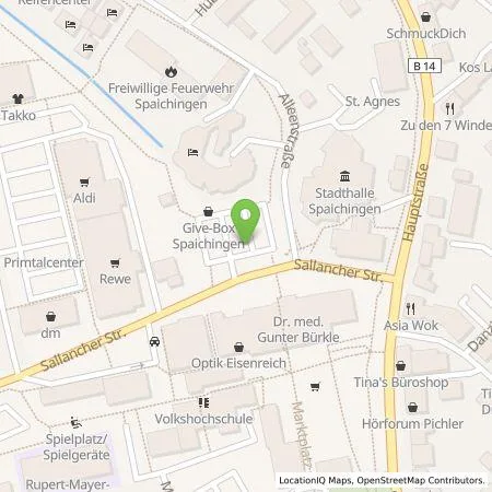 Standortübersicht der Tankstelle EnBW mobility+ AG und Co.KG in 78549 Spaichingen