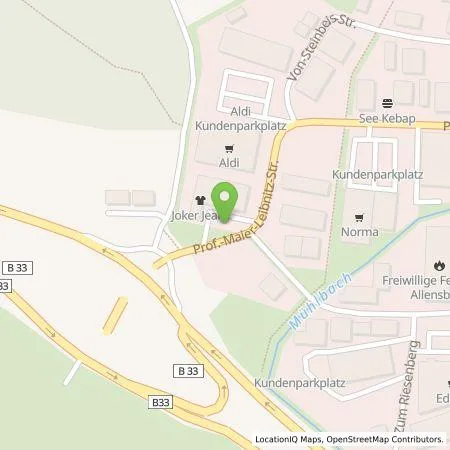 Standortübersicht der Tankstelle EnBW mobility+ AG und Co.KG in 78476 Allensbach