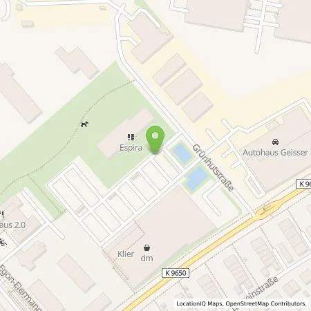 Standortübersicht der Tankstelle EnBW mobility+ AG und Co.KG in 76187 Karlsruhe