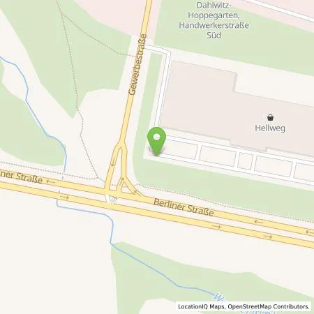 Standortübersicht der Tankstelle EnBW mobility+ AG und Co.KG in 15366 Hoppengarten