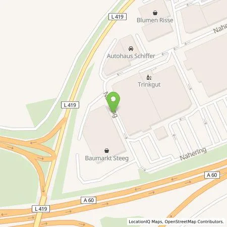 Standortübersicht der Tankstelle EnBW mobility+ AG und Co.KG in 55218 Ingelheim am Rhein