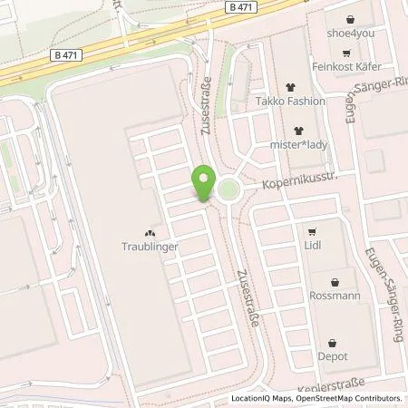 Standortübersicht der Tankstelle EnBW mobility+ AG und Co.KG in 85649 Brunnthal