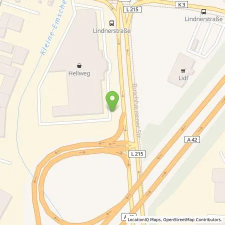 Standortübersicht der Tankstelle EnBW mobility+ AG und Co.KG in 46149 Oberhausen