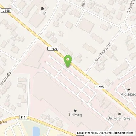 Standortübersicht der Tankstelle EnBW mobility+ AG und Co.KG in 33378 Rheda-Wiedenbrück