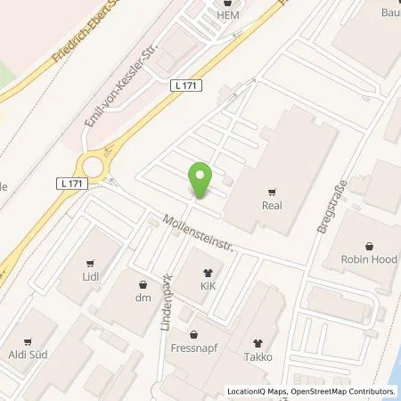 Standortübersicht der Tankstelle EnBW mobility+ AG und Co.KG in 78183 Hüfingen