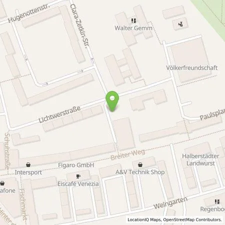 Standortübersicht der Tankstelle EnBW mobility+ AG und Co.KG in 38820 Halberstadt