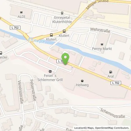 Standortübersicht der Tankstelle EnBW mobility+ AG und Co.KG in 58256 Ennepetal