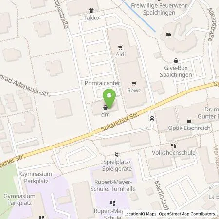 Standortübersicht der Tankstelle EnBW mobility+ AG und Co.KG in 78549 Spaichingen