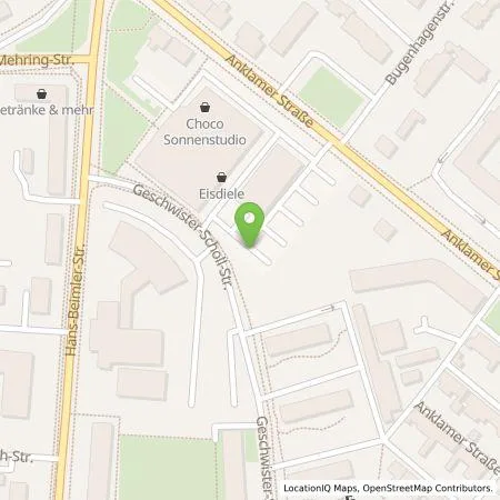 Standortübersicht der Tankstelle EnBW mobility+ AG und Co.KG in 17492 Greifswald