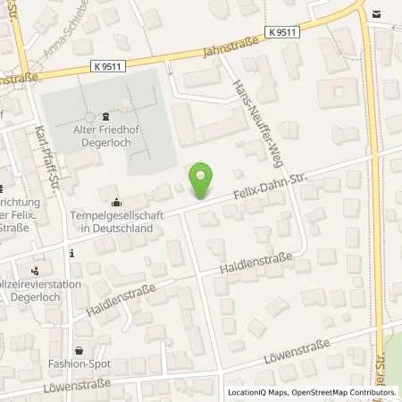 Standortübersicht der Tankstelle EnBW mobility+ AG und Co.KG in 70597 Stuttgart