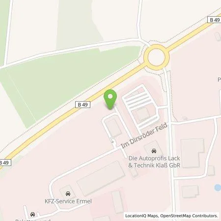 Standortübersicht der Tankstelle EnBW mobility+ AG und Co.KG in 36304 Alsfeld