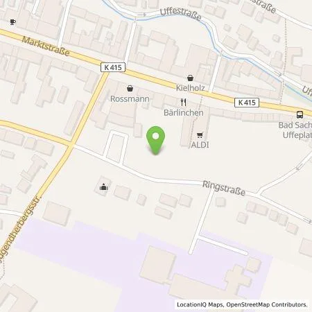 Standortübersicht der Tankstelle EnBW mobility+ AG und Co.KG in 37441 Bad Sachsa