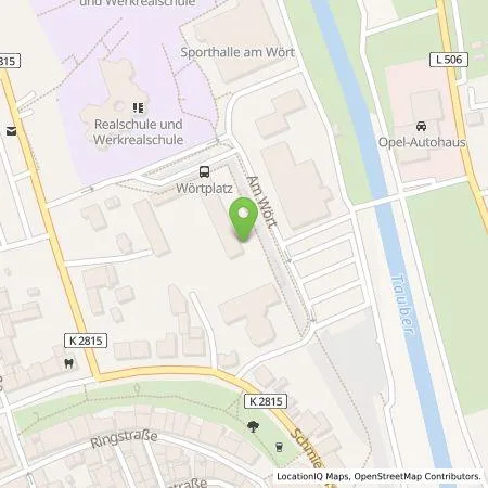 Standortübersicht der Tankstelle EnBW mobility+ AG und Co.KG in 97941 Tauberbischofsheim