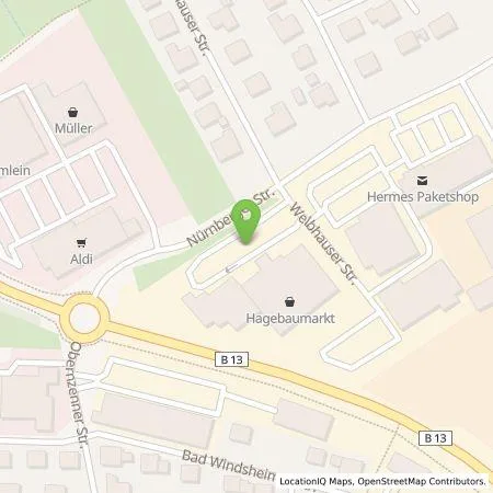 Standortübersicht der Tankstelle EnBW mobility+ AG und Co.KG in 97215 Uffenheim