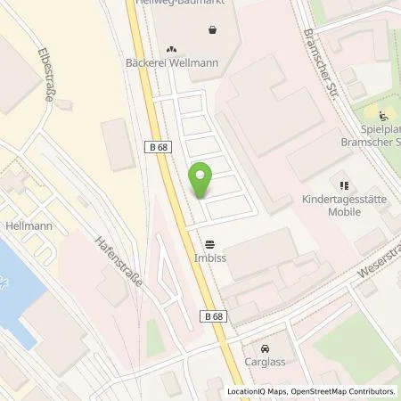 Standortübersicht der Tankstelle EnBW mobility+ AG und Co.KG in 49090 Osnabrück