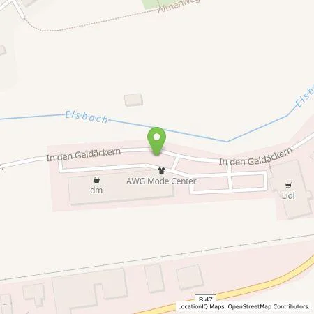 Standortübersicht der Tankstelle EnBW mobility+ AG und Co.KG in 67304 Eisenberg (Pfalz)