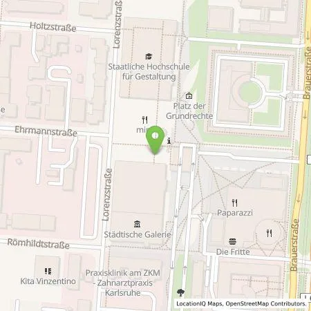 Standortübersicht der Tankstelle EnBW mobility+ AG und Co.KG in 76135 Karlsruhe