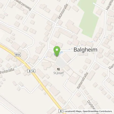 Standortübersicht der Tankstelle EnBW mobility+ AG und Co.KG in 78582 Balgheim