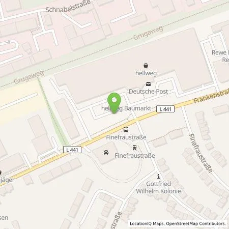 Standortübersicht der Tankstelle EnBW mobility+ AG und Co.KG in 45134 Essen