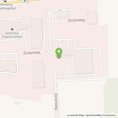 Standortübersicht der Tankstelle EnBW mobility+ AG und Co.KG in 07616 Petersberg