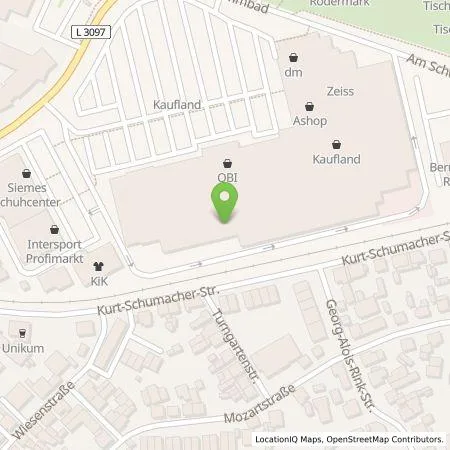 Standortübersicht der Tankstelle EnBW mobility+ AG und Co.KG in 63322 Rödermark