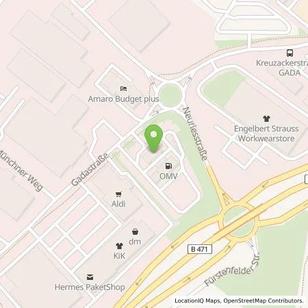 Standortübersicht der Tankstelle EnBW mobility+ AG und Co.KG in 85232 Bergkirchen