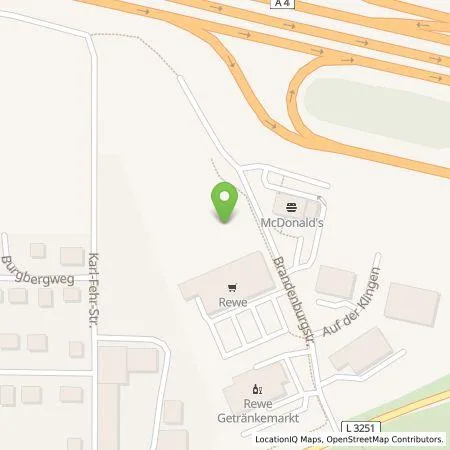 Standortübersicht der Tankstelle EnBW mobility+ AG und Co.KG in 37293 Herleshausen