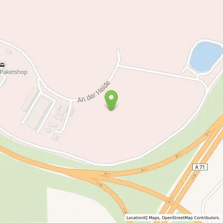 Standortübersicht der Tankstelle EnBW mobility+ AG und Co.KG in 97714 Oerlenbach