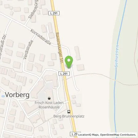 Standortübersicht der Tankstelle EnBW mobility+ AG und Co.KG in 88276 Berg