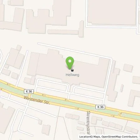 Standortübersicht der Tankstelle EnBW mobility+ AG und Co.KG in 47138 Duisburg