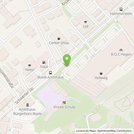 Standortübersicht der Tankstelle EnBW mobility+ AG und Co.KG in 58099 Hagen