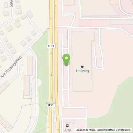 Standortübersicht der Tankstelle EnBW mobility+ AG und Co.KG in 06132 Halle (Saale)