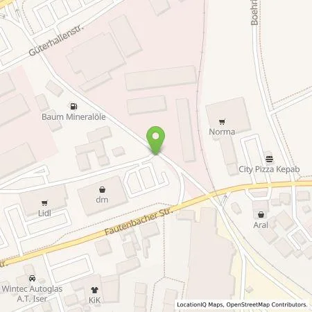 Standortübersicht der Tankstelle EnBW mobility+ AG und Co.KG in 77855 Achern